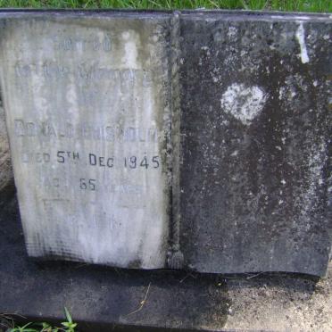 CHISHOLM Donald -1945