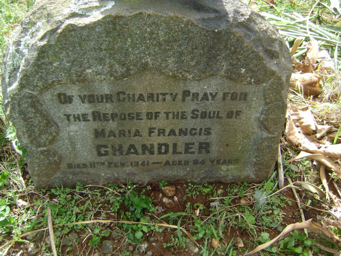 CHANDLER Maria Francis -1941