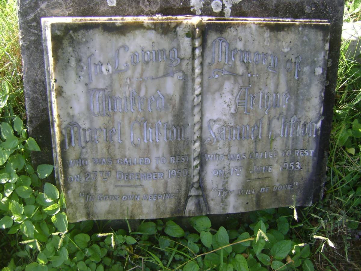 CLIFTON Arthur Samuel -1953 &amp; Winifred Muriel -1950