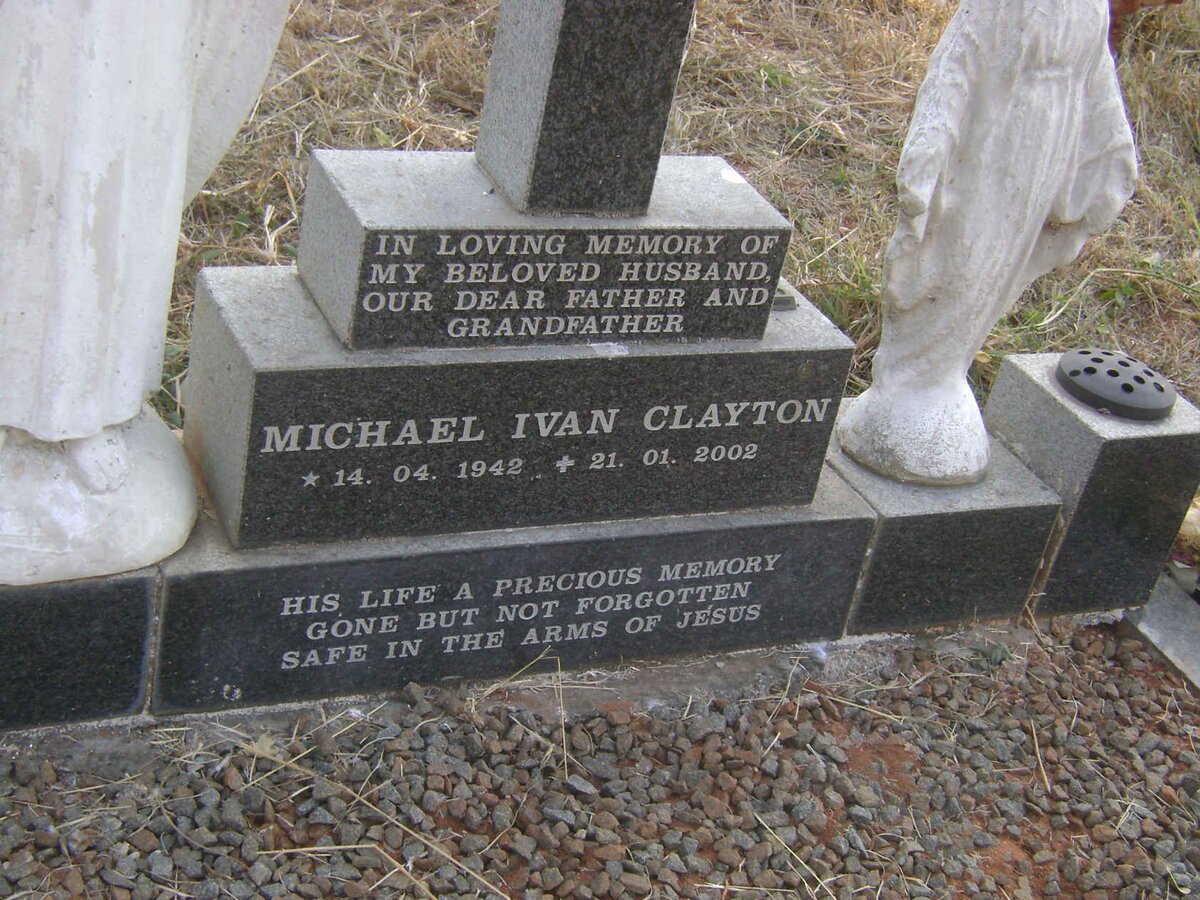 CLAYTON Michael Ivan 1942-2002 :: CLAYTON Elizabeth 1950-1951