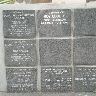 CLEMITSON :: CLOETE :: KHUZWAYO