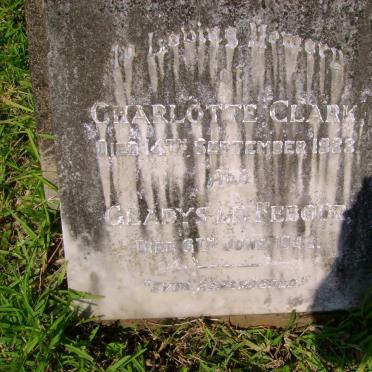 CLARK Charlotte Sarah -1933 :: Le FEBOUR Charlotte Gladys -1942