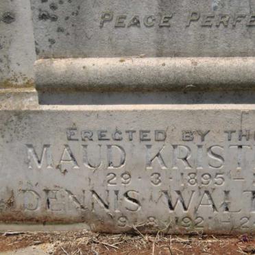 CLARK Dennis Walter 1921-1983 :: CLARK Maud Kristine 1895-1980