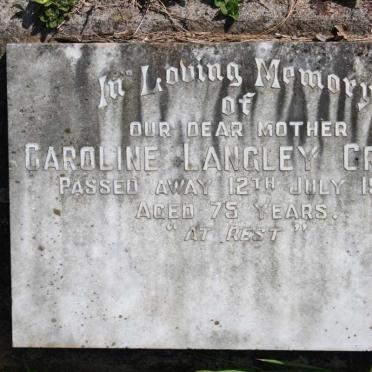 CROFT Caroline Langley -1965