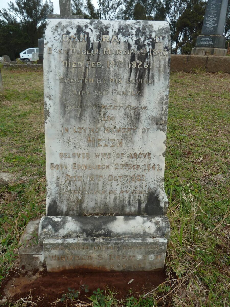 CRAMPTON John 1847-1926 &amp; Helen 1846-1935 :: CRAMPTON Winifred S. -1952