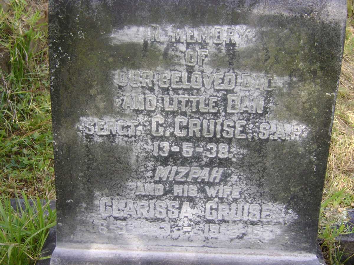 CRUISE G. -1938 &amp; Clarissa 1893-1971