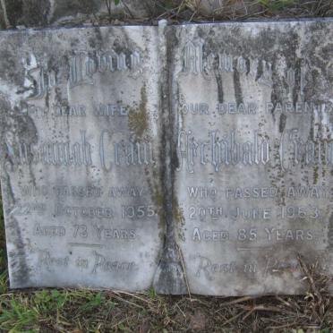 CRAM Archibald -1963 &amp; Susannah -1955