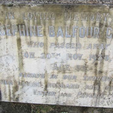 CROSSE Josephine Balfour -1930