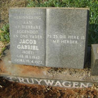 CRUYWAGEN Jacob Gabriel 1942-1972