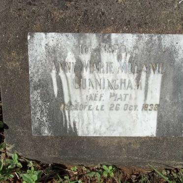 CUNNINGHAM Anne Marie Melanie nee PIAT -1938