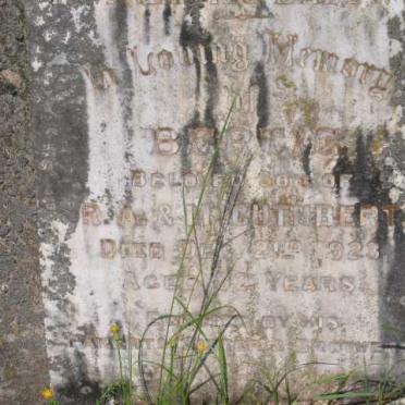 CUTHBERT Bertie -1923