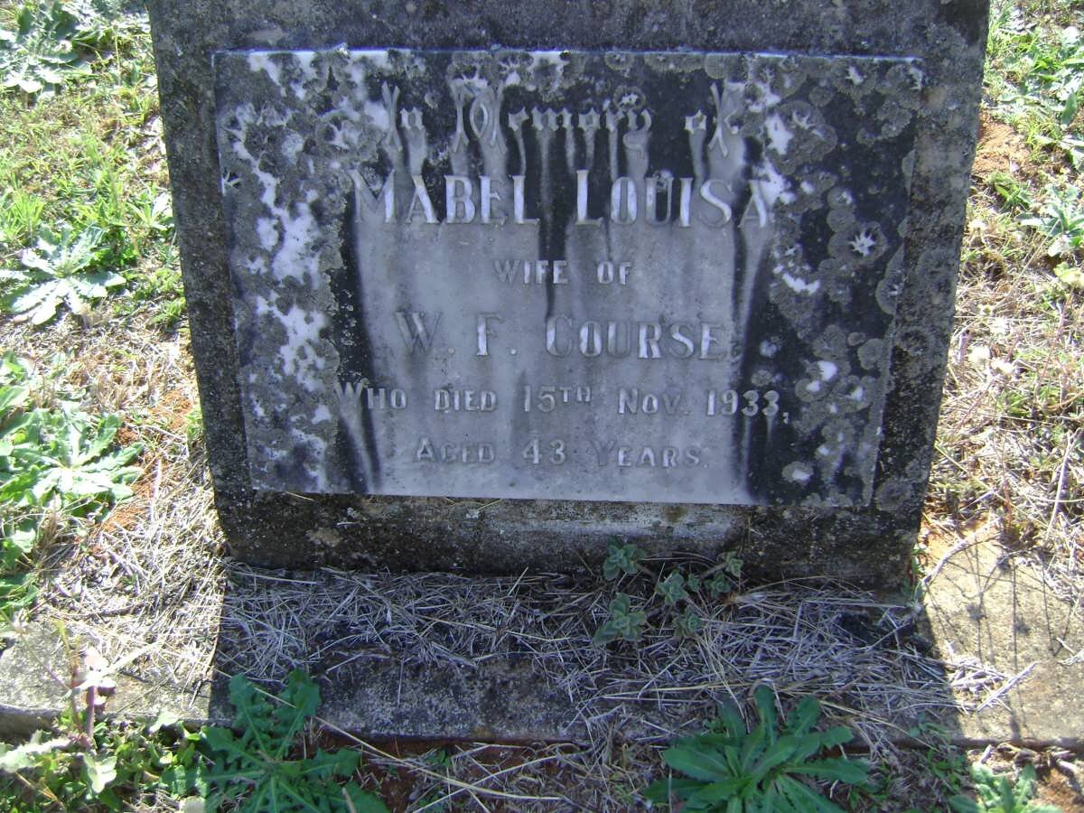 COURSE Mabel Louisa -1933