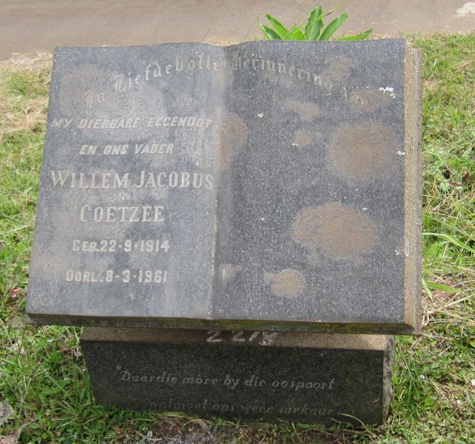 COETZEE Willem Jacobus 1914-1961