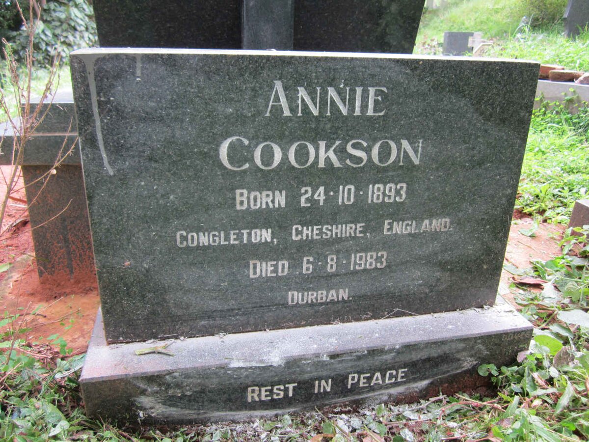 COOKSON Annie 1893-1983