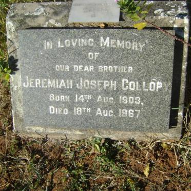 COLLOP Jeremiah Joseph 1903-1967