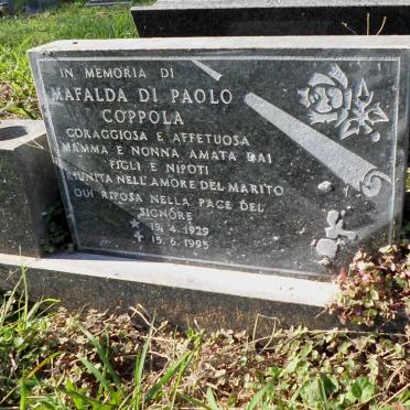 COPPOLA Mafalda di Paolo 1929-1995