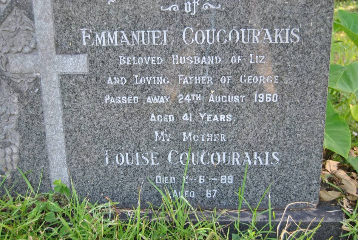 COUCOURAKIS Emmanuel -1960 :: COUCOURAKIS Louise -1889