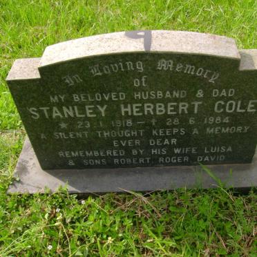 COLE Stanley Herbert 1918-1984