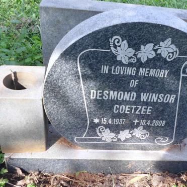 COETZEE Desmond Winsor 1937-2008