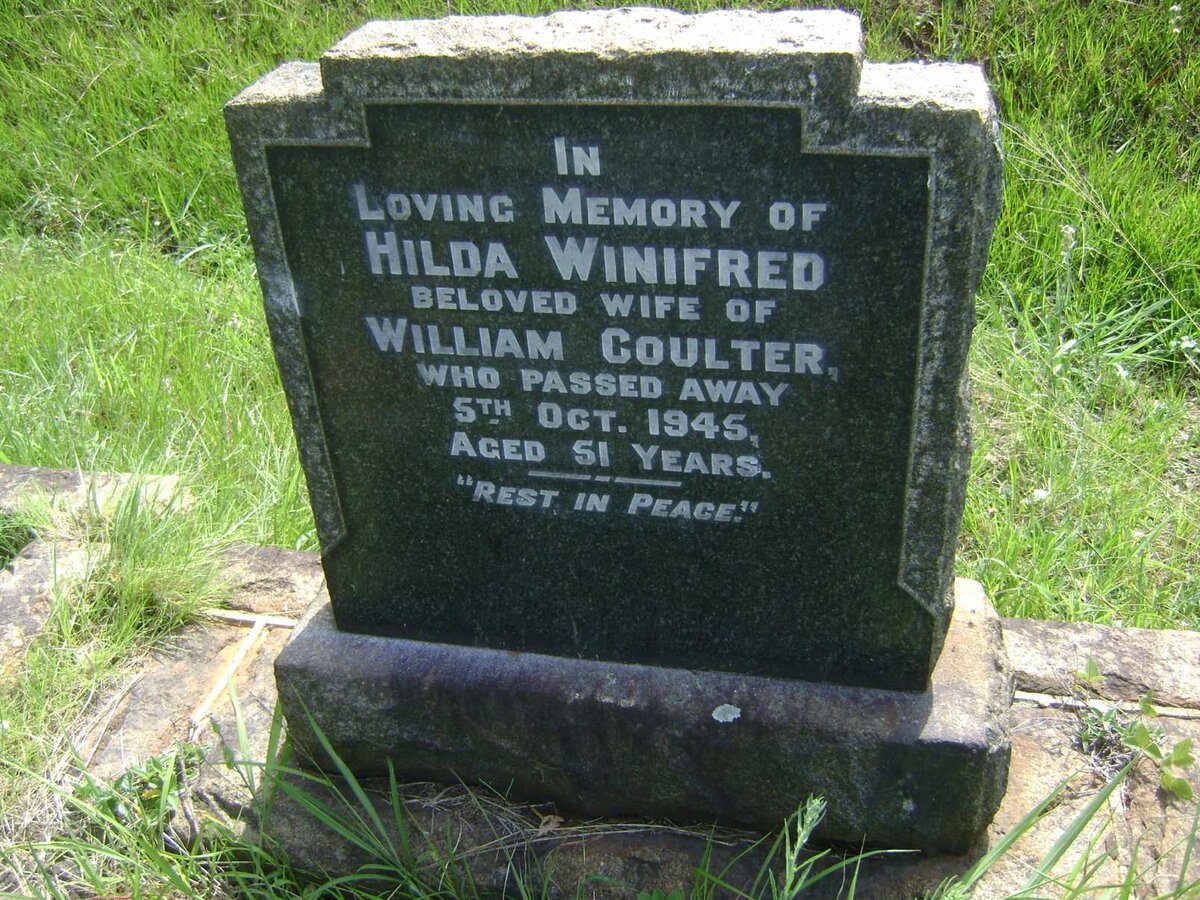 COULTER Hilda Winifred -1945