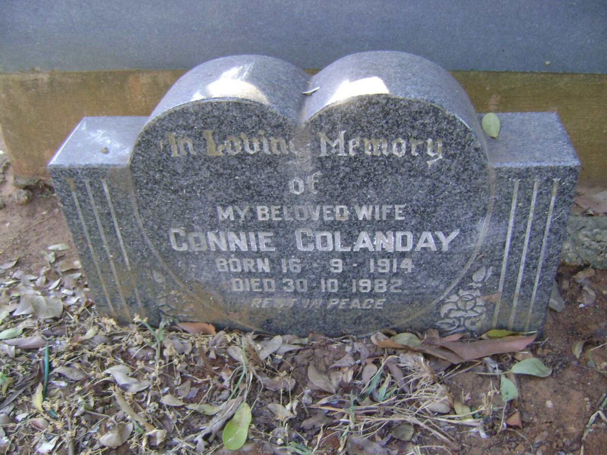 COLANDAY Connie 1914-1982