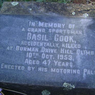 COOK William -1947 &amp; Kathleen Emily -1963 :: COOK Basil Greenway 1905-1953