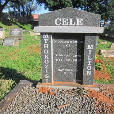 CELE Mthokozisi Milton 1978-2016