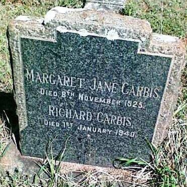 CARBIS Richard -1940 &amp; Margaret Jane -1925