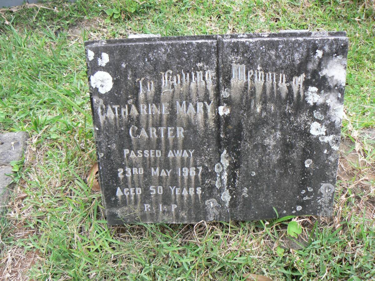 CARTER Catharine Mary -1967
