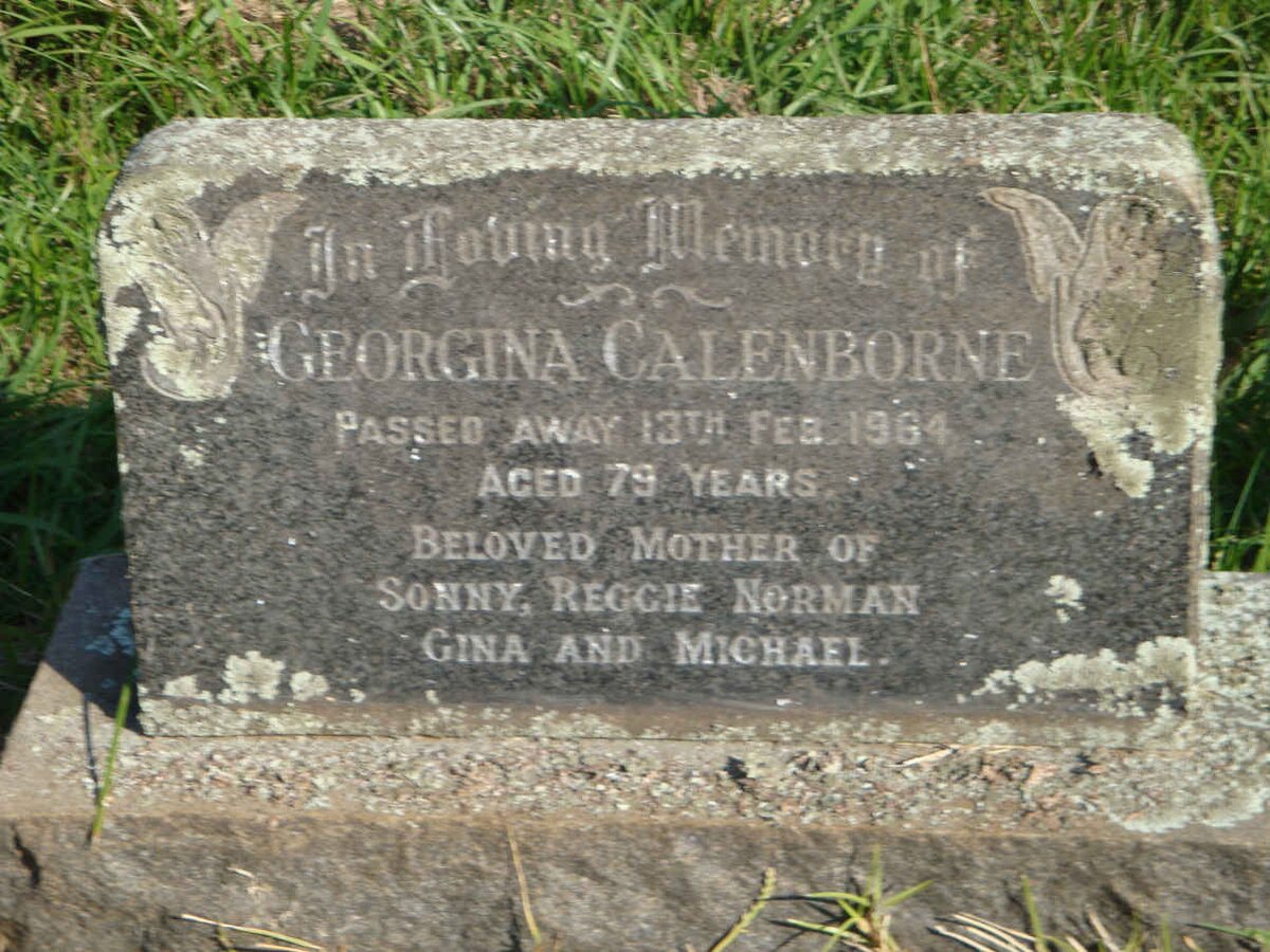 CALENBORNE Georgina -1964