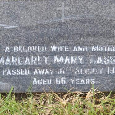 CASSIDY Margaret Mary -1970