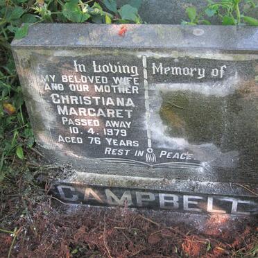 CAMPBELL Christiana Margaret -1979