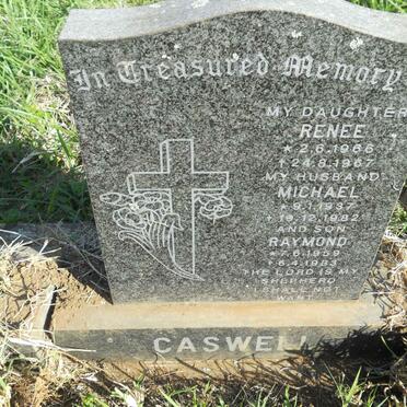 CASWELL Michael 1937-1982 :: CASWELL Raymond 1959-1983 :: CASWELL Renee 1966-1967