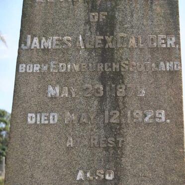 CALDER James Alex 1878-1929