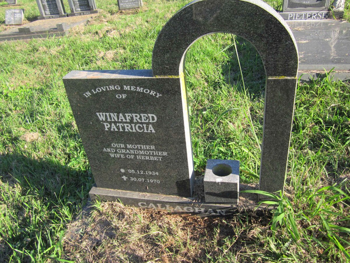 CALLAGHAN Winafred Patricia 1934-1970