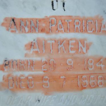 AITKEN Ann Patricia 1947-1988