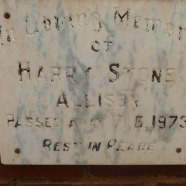 ALLISON Harry Stone -1973