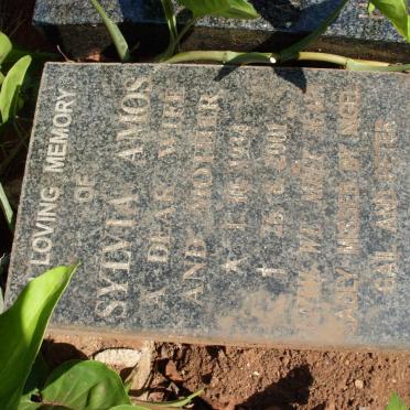 AMOS Sylvia 1934-2001