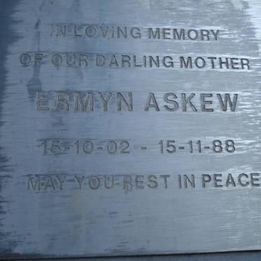 ASKEW Ermyn 1902-1988