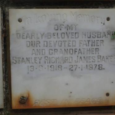 BAKER Stanley Richard James 1918-1978