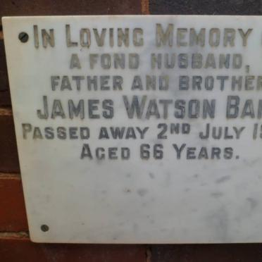 BAIN James Watson -1969