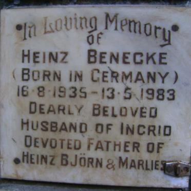 BENECKE Heinz 1935-1983