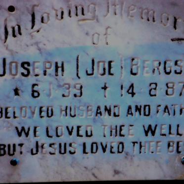 BERGSET Joseph 1939-1987