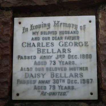 BELLARS Charles George -1960 &amp; Daisy -1967