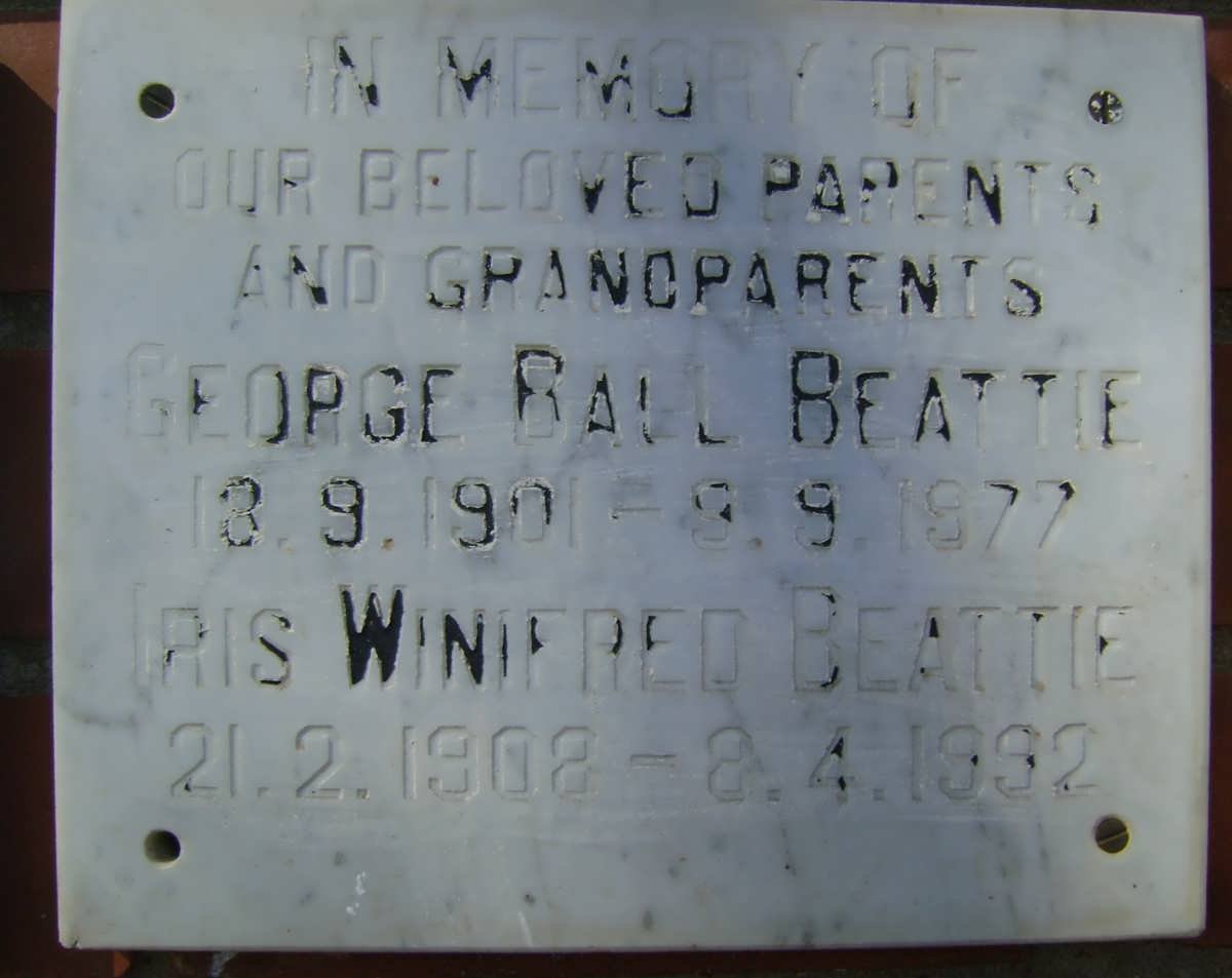 BEATTIE George Ball 1901-1977 &amp; Iris Winifred 1908-1992