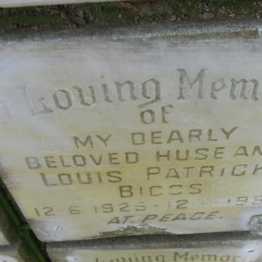 BIGGS Louis Patrick 1925-1980