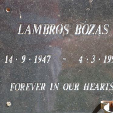 BOZAS Lambros 1947-1995