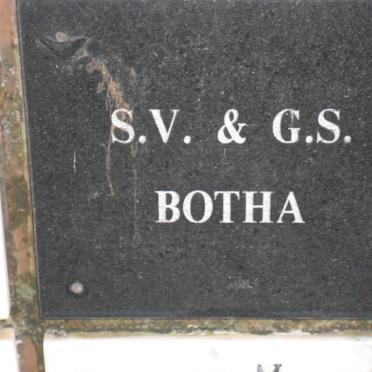 BOTHA S.V. &amp; G.S.