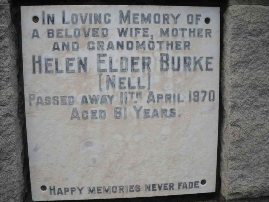 BURKE Helen Elder -1970