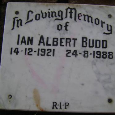 BUDD Ian Albert 1921-1988